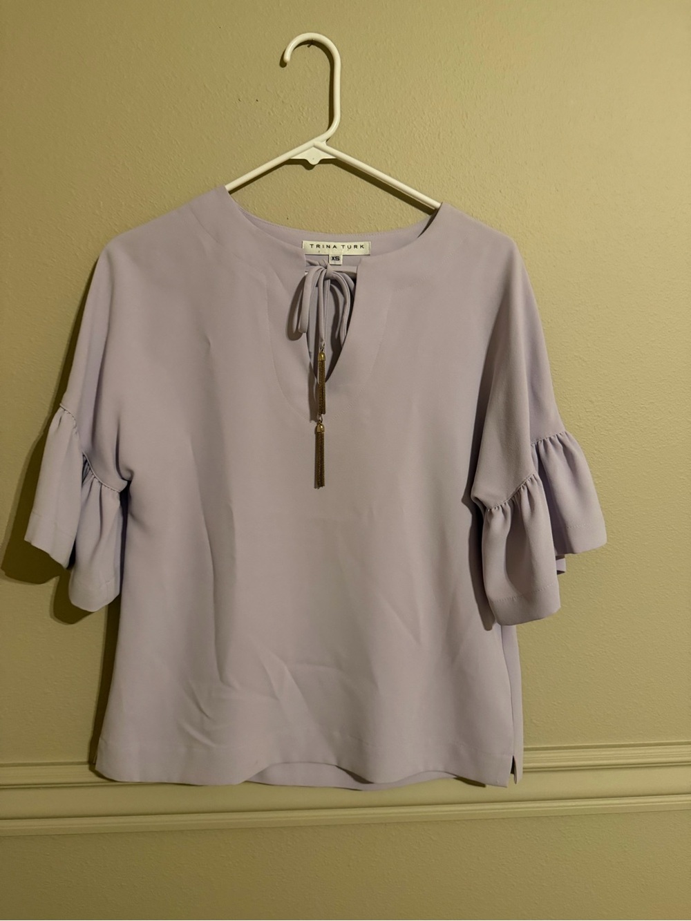 Trina Turk Lavender Blouse